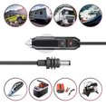 thumbnail image 1 of DC Car Power Cable for Satellite, 18AWG IP68 Water Resistant Design, Robust DC Car Adapter Charger Power Supply Cable for Cars, Trucks, Buses, Boats, etc., 1 of 7