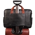 thumbnail image 6 of SOUTHPORT | 17” Leather Two-Tone Laptop Briefcase, 6 of 10