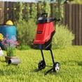 thumbnail image 1 of Déchiqueteuse et Broyeur de Feuilles Ironmax 15 A avec Poussoir et Sac de Collecte, Roues pour Branches, 1 of 10