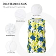 thumbnail image 3 of Naloa Lilies Flowers Basketball Jersey Reversible Men's Mesh Athletic Sports Shirts Training Practice S-4XLX-Large, 3 of 6