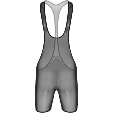 MAOYA Mens Fishnet Thong Leotard Bodysuit Stretch Singlet Wrestling One-Piece Underwear