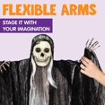 thumbnail image 4 of COSTYLE Set of 3 Hanging Skeleton Ghosts Grim Reapers Halloween Outdoor Decorations, 4 of 4