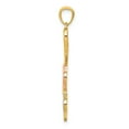 thumbnail image 2 of 14k Yellow with White Rhodium Two-tone Gold Hearts Pendant, 2 of 4