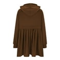 thumbnail image 4 of Lilgiuy Trendy Women's Casual Over Sized Sweatshirt Long Sleeve Dress Round-Neck Ladies Patchwork Mini Dresses for Women Wedding Guests, 4 of 4