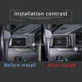 thumbnail image 4 of TINKI 2PCS Side Air Vent Frame Trim for Honda Pilot 2016-2022/ Ridgeline 2017-2023/ Passport 2019-2023, ABS Material Center Console Side Air Conditioning Outlet Cover Accessories, 4 of 14