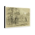 thumbnail image 1 of Canvas Print: General Warren Fortifying His Lines On The Weldon Road, 1864, 1 of 3