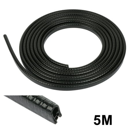 

ECCPP 5M U-shape Seal Door Strip for Doors and Windows Professional Self-Adhesive Anti-Collision Ageing-Resistant Soundproof Waterproof Dustproof Windproof Strip Weather Stripping for Door