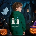thumbnail image 2 of KAUOD Kids Cute Ghost Pumpkin Hoodies Cotton Fleece Halloween Pullover Hoodie Sweatshirts Boys Girls Thick Warm Tops Clothes, 2 of 6