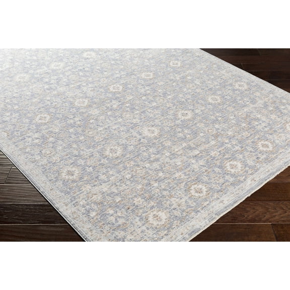 Boutique Rugs Carlton Traditional Area Rug - Navy, Denim, Pale Blue - 2' x 3'3"