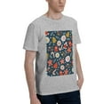 thumbnail image 2 of Bingfone Holiday Christmas Cookies Men'S Loose Fit Short-Sleeve Pocket T-Shirt, 2 of 7