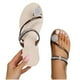 thumbnail image 4 of Zapatos de verano con punta de clip para mujer Sandalias de playa informales con diamantes de imitación Wmkox8yii  ytu9298, 4 of 9