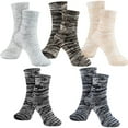 thumbnail image 2 of Women Plus Size Clearance Cafuvv 5 Pack Womens Socks Vintage Winter Soft Warm Cold Knit Wool Socks, 2 of 5