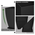 thumbnail image 6 of FIASON 2 Pack 21" Black Tall Outdoor Large Planters Pots,Front Porch Planter Pots with Drainage Design Holes for Patio, Porch, Garden, Indoor, 6 of 13