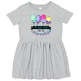 thumbnail image 3 of Inktastic I'm Just Here for the Sweets with Spun Sugar Candy Girls Toddler Dress, 3 of 5