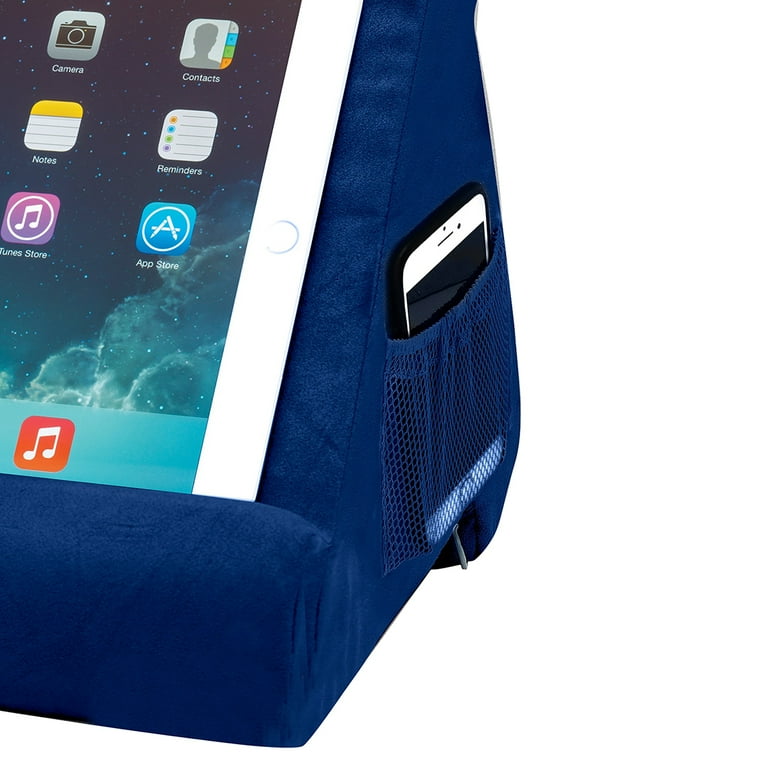Pillow Pad Multi Angle Cushioned Tablet and iPad Stand, Blue