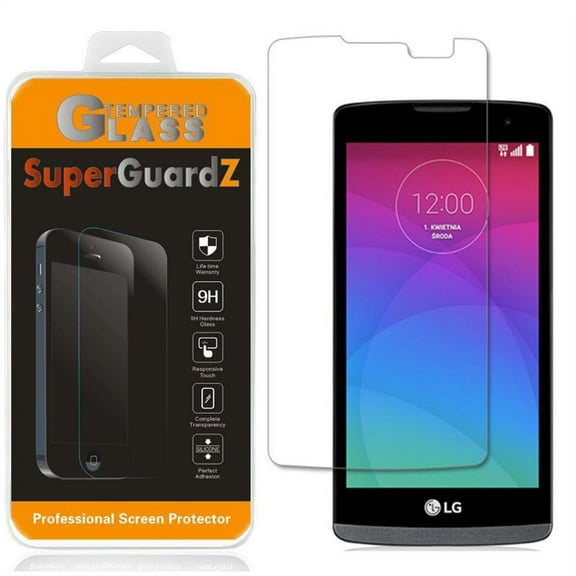For LG Leon (C40) - SuperGuardZ Tempered Glass Screen Protector, 9H, Anti-Scratch, Anti-Bubble, Anti-Fingerprint