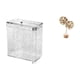 thumbnail image 1 of Papelera De Cocina Con Tapa Y Escultura De Metal En Forma De Hoja, Adorno Creativo Nórdico Para Baño, Armario, Puerta, Mesa, Fiesta, Hogar., 1 of 8