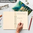 thumbnail image 5 of Bluebirds and Forests Notebooks 1-subject Journal 60 Sheets A5 College Ruled Paper Detachable Ring 8.3"x5.7", 5 of 8