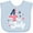 Blue, variant on Inktastic 4th of July with Striped Stars Boys or Girls Baby Bib