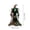 A, variant on Cadancy Halloween Decorations Glow in the Dark Witch Resin Figurine Glowing Skull Face Statue with LED Light Spooky Tabletop Ornament Gothic Holiday Party Desk Mantel Display
