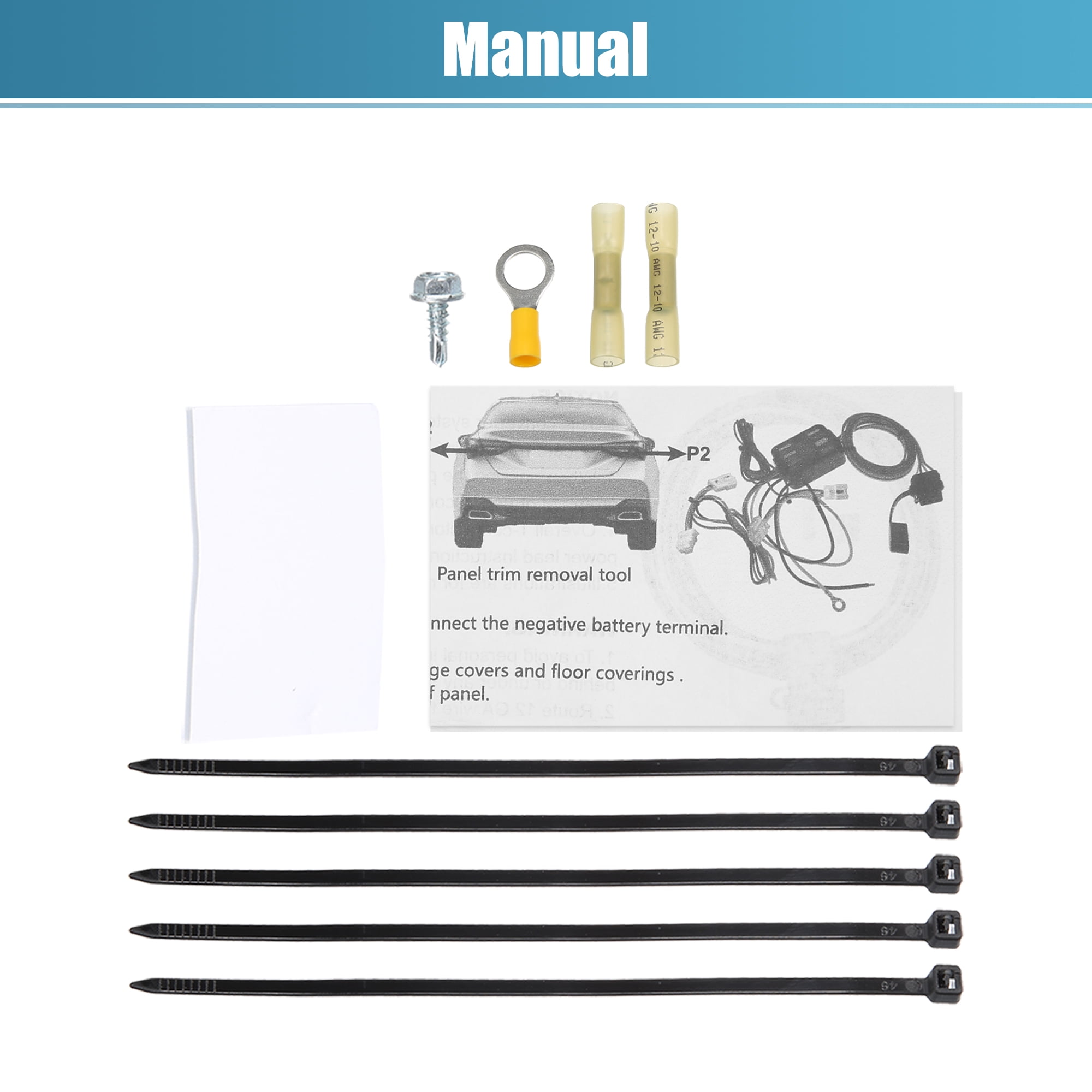 Unique Bargains 56033 4-Pin Trailer Wiring Harness for Nissan Rogue 1 Set
