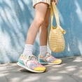 thumbnail image 3 of BURUDANI Girls Sneakers Lace-up Tennis Running Casual LilLegends Lightweight Classic Walking Shoes for Little/Big Kid, 3 of 6
