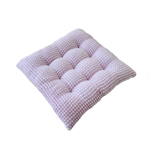 PBAZIH Plush Seat Cushion for Chairs, 100% Polyester Soft and Comfortable with Anti-Slide Back, Ideal for Home, Office, Dining Room, Versatile and Easy to Clean