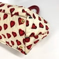 thumbnail image 5 of Pre-Owned PRADA Prada Heart Logo Handbag Bag Bicolor Tote Leather Nylon Women's White (Fair), 5 of 16