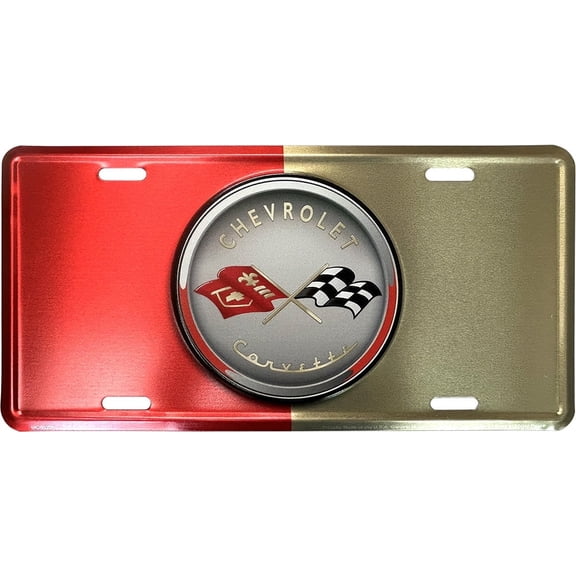 Hangtime Corvette - Bullseye Style License Plate
