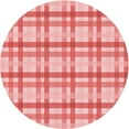 thumbnail image 1 of Ahgly Company Indoor Round Patterned Pastel Pink Area Rugs, 7' Round, 1 of 1