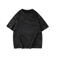 thumbnail image 6 of YLSDY Mens Cotton T Shirts Oversized Vintage Washed Casual Tops Short Sleeve Crewneck Summer Basic Loose Streetwear Tshirts Black XL, 6 of 8