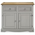 thumbnail image 6 of OS Home and Office Furniture Cottage Series Wood Buffet Sideboard in Corona Gray, 6 of 7