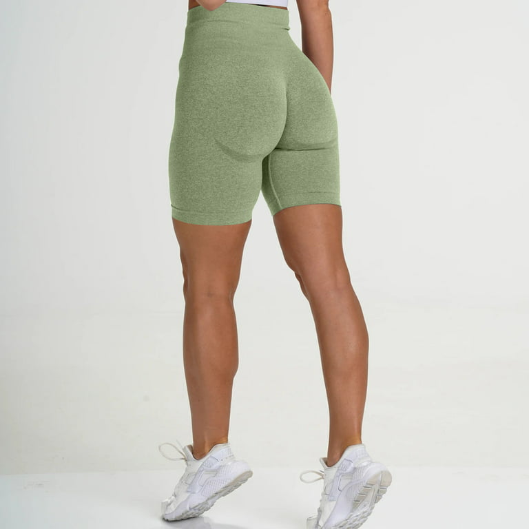 Soft Seamless Shorts Olive – New Fitness USA