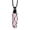 Rose Quartz, variant on Black Obsidian Healing Crystal Points Necklace Adjustable Rope Hexagonal Wrapped Braided Stone Pendant Necklace Handmade Gemstone Jewelry for Men Women