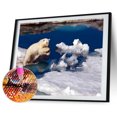 thumbnail image 2 of Cuadros Decorativos Diamante pintura oso polar taladro redondo completo Rhinestone DIY decoración (A1972) Likrtyny embutido en tela, 2 of 9