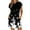 82# Black, variant on Plus Size Spring Dresses For Curvy Women Casual Short Sleeve Crewneck Mini Dress Trendy Ethnic Floral Holiday Summer Sundress Petite Beach A-Line Dresses with Pockets Dark Green XL