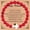 Red, variant on Christian Cross Beaded Bracelet for Women Men Teens, 3-Color Stretch Cord with Natural Stone Beads, Perfect Baptism Communion Gifts