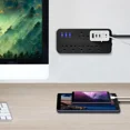 thumbnail image 3 of Fast Usb C Charging Station 120W 3Pd+2Usb Charger Block Multiport Hub Portable, 3 of 6