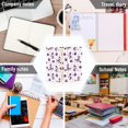 thumbnail image 6 of FORMRS 1-Subject Spiral Notebook 8" x 5" College Ruled 60 Refillable Sheet A5 Hard Cover, Purple Halloween Gooses, 6 of 7