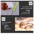 thumbnail image 4 of Billuyoard Juego de nudos para alfombras, Kit de aguja de lengüeta para alfombras, bricolaje, regalos para adultos y niños, cojín de ganchillo, Artesanía, 4 of 6