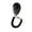 Black, variant on UDIYO Dog Puppy Pet Button Clicker Sound Keyring Clip Obedience Training Teaching Tool
