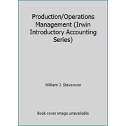 Production/Operations Management (Irwin Introductory Accounting Series), Used [Paperback]