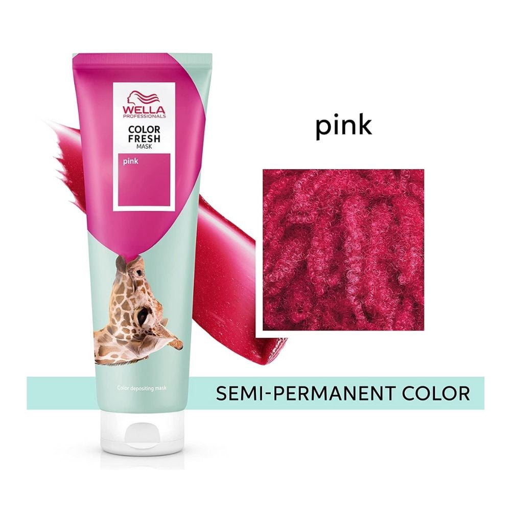Wella Color Fresh Semi-Permanent Hair Mask 150ml - Pink