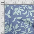 thumbnail image 2 of oneOone Cotton Cambric Blue Fabric Floral Magnolia Sewing Fabric By The Yard Printed Diy Clothing Sewing Supplies 42 Inch Wide, 2 of 4