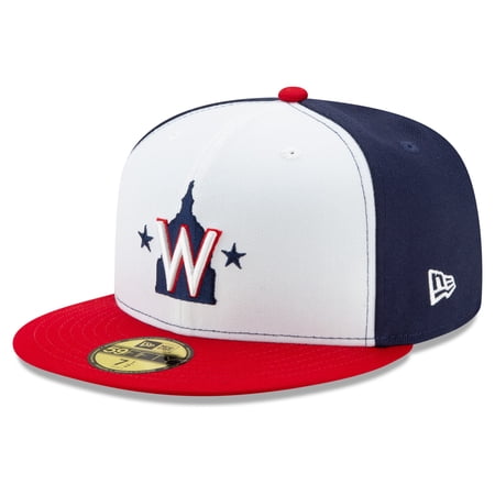 Men s New Era White Washington Nationals Alternate 2 2020 Authentic Collection On-Field 59FIFTY Fitted Hat