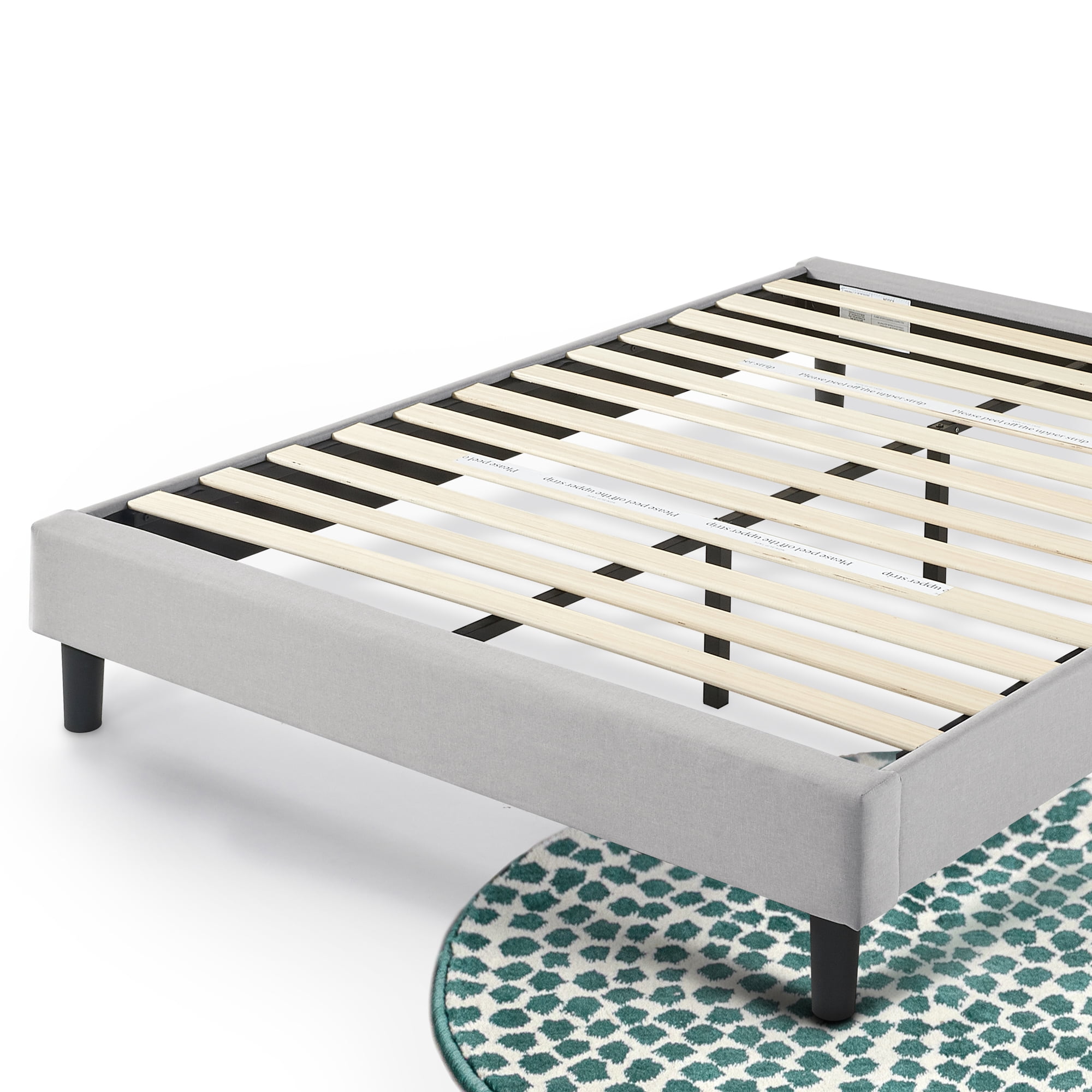 Zinus curtis 2024 upholstered platform bed