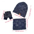 thumbnail image 3 of 3 Piece Winter Hat Scarf Glove Sets for Toddler Boys Girls Size 1-11 Youth Thermal Warm Fleece Lined Beanies Hats Neck Gaiters Scarves and Gloves, 3 of 5