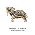 thumbnail image 2 of UPGRATOR Llavero Turtle En Latón Dorado Con Trabajo Manual Y Material Resistente, 2 of 7