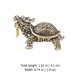 thumbnail image 2 of BESTYASH Hand-Made Turtle Hanging De Latón Dorado Estilo Creativo Para De Llaves, 2 of 7