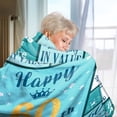 thumbnail image 3 of 60th Birthday Gifts for Women, Birthday Gifts for Her Men Throw Blanket, 60th Birthday Gifts for Mum Dad from Daughter Son,Happy Birthday Gifts for Grandma Wife Husband Friends Him 60" x 50", 3 of 5
